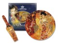 Talerz deserowy z łopatką dec:G.Klimt - Adele Bloch - Bauer śr.30cm /box 5907580014876