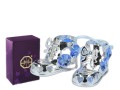 Buciki chłopięce srebrne - products with Swarovski Crystals