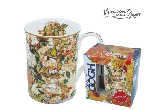 Kubek Classic New - V. Van Gogh. Wazon z różami (CARMANI) 5907580060095