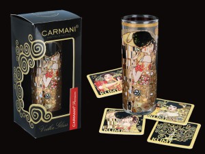 Kieliszek do wódki G. Klimt Pocałunek CARMANI