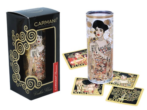 Kieliszek do wódki - G. Klimt. Adele Bloch Bauer I (CARMANI)