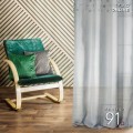 Zasłona na przelotach Stella 140 x 250 cm srebrna Design91 5907570401259