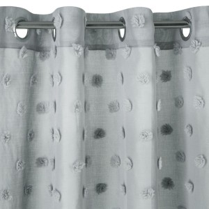 Zasłona na przelotach Stella 140 x 250 cm srebrna Design91
