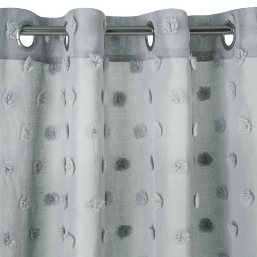 Zasłona na przelotach Stella 140 x 250 cm srebrna Design91 5907570401259