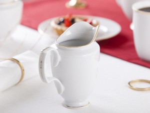 Mlecznik Dzbanek do mleka porcelanowy Maria Paula Złota Linia