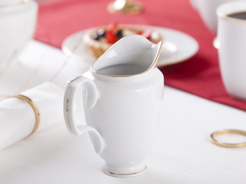 Mlecznik Dzbanek do mleka porcelanowy Maria Paula Złota Linia 5901720638403