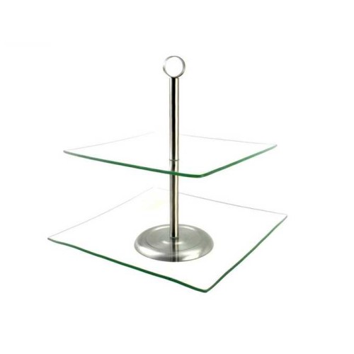 Patera kwadratowa dwupoziomowa Laura 24 cm x 24 cm AMBITION 5904134620712