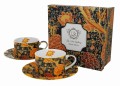 Filiżanki ze spodkami 240 ml komplet 2 szt. CRAY FLORAL William Morris 5902693922148