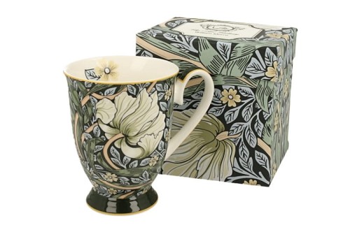 Kubek na stopce 325 ml GREEN William Morris 5902693920090