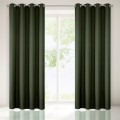 Zasłona gotowa RITA 140 x 250 cm Ciemny Zielony 5900811609414