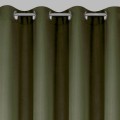 Zasłona gotowa RITA 140 x 250 cm Ciemny Zielony 5900811609414