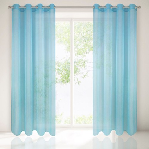 Firana gotowa Rebecca 140x250 niebieski 5900811701248