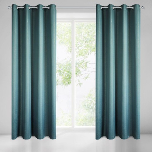 Zasłona gotowa KIRA 140 x 250 Niebieski Złoty 5900811979906