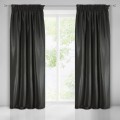Zasłona gotowa Aggie czarna 140 x 270 cm Eurofirany 5900811981558