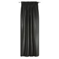 Zasłona gotowa Aggie czarna 140 x 270 cm Eurofirany 5900811981558