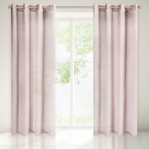 Firana gotowa Madlen Różowa 140x250 cm 5900811975380