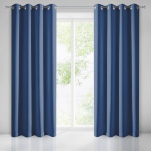 Zasłona gotowa Logan Granatowa 135x250 cm