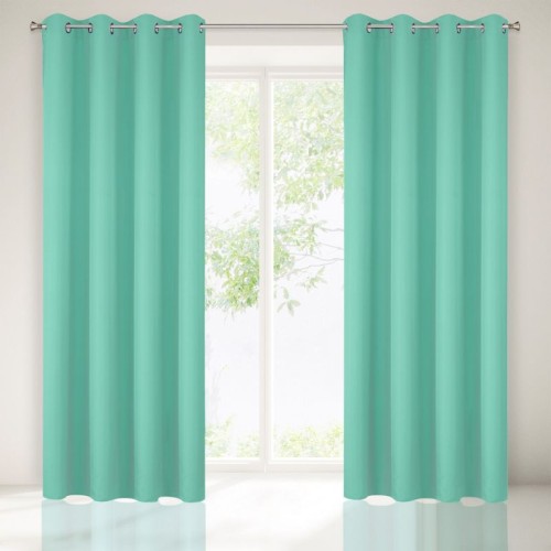 Zasłona gotowa Rita miętowa 140x250 cm 5900811690160