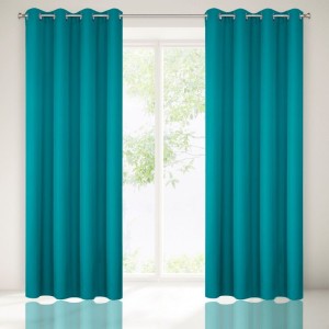 Zasłona gotowa Rita turkusowa 140x250 cm