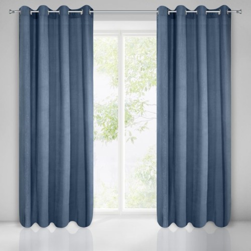 Zasłona gotowa IBBIE granatowa 140x250 cm 5900811983644