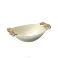 Villa Italia QUEEN Salaterka owalna kremowa 20 cm 5901568013110