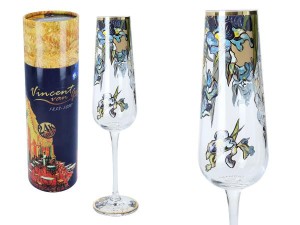 Kieliszek do wina V.  Van Gogh Irysy CARMANI