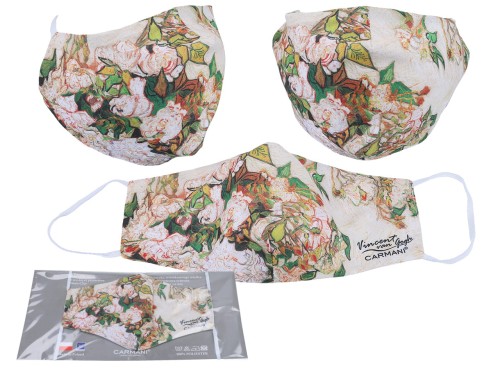 Maseczka ochronna - V. Van Gogh. Róże (CARMANI) 5907580070384