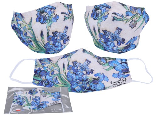 Maseczka ochronna - V. Van Gogh. Irysy (CARMANI) 5907580070407