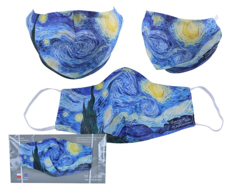 Maseczka ochoronna - V. Van Gogh. Gwiaździsta Noc (CARMANI) 021-9812  5907580068961