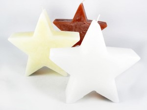 Świeca gwiazdka mix kolorów