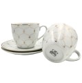 Zestaw Filiżanek do kawy ze spodkiem Gemis Bogucice 4 el 5903517090173