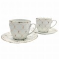 Zestaw Filiżanek do kawy ze spodkiem Gemis Bogucice 4 el 5903517090173