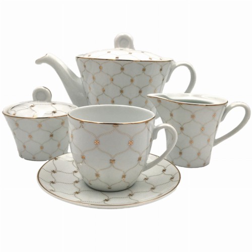 Zestaw serwis komplet do herbaty kawy Gemini 6 osób 5903517098452