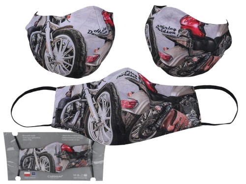 Maseczka ochronna - Motory (CARMANI) 5907580071084