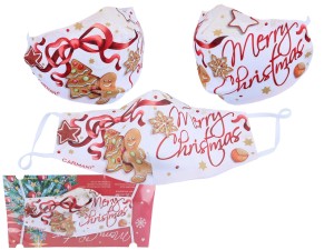 Maseczka ochronna - Świąteczna dekoracja (CARMANI)