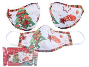 Maseczka ochronna - Świąteczna dekoracja (CARMANI)