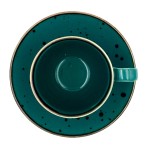 Alumina Bogucice Turkus Filiżanka ze spodkiem 300 ml 5903517099732