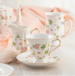 Villa Italia WALENCJA IVORY Filiżanka ze spodkiem 200 ml 5901568380120