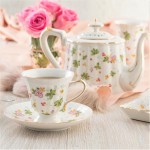 Villa Italia WALENCJA IVORY Filiżanka ze spodkiem 200 ml 5901568380120