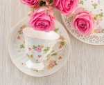 Villa Italia WALENCJA IVORY Filiżanka ze spodkiem 200 ml 5901568380120