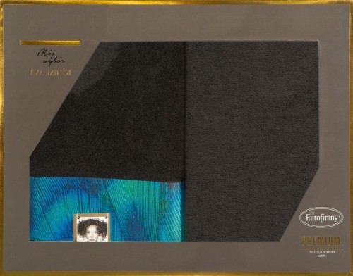 EVA MINGE Komplet 2 ręczników CAMILA Czarna 50x90 5903571117045