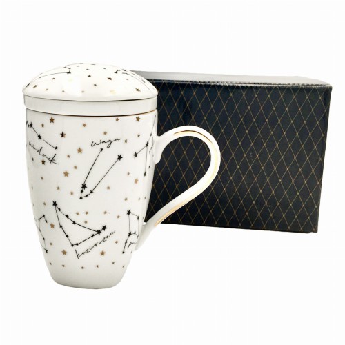 Kubek z zaparzaczem Zodiac White Bogucice 5903517099992