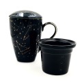 Kubek z zaparzaczem Zodiac Black Bogucice 5903517000042