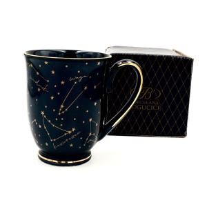 Kubek porcelanowy Zodiac Black Bogucice 350 ml