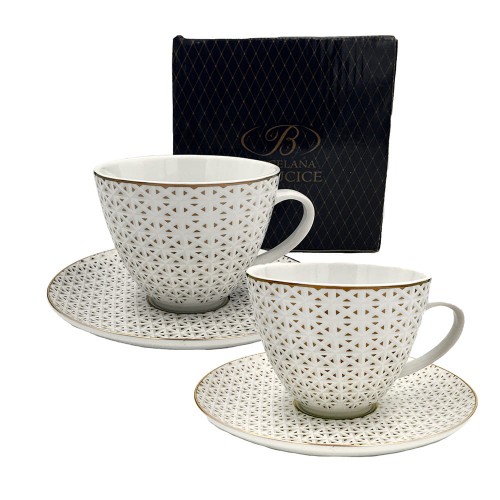 Zestaw Filiżanek do kawy ze spodkiem Solar Oktan Bogucice 5903517000165