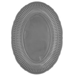 Półmisek rawier Sofia Ćmielów Szary 24 cm