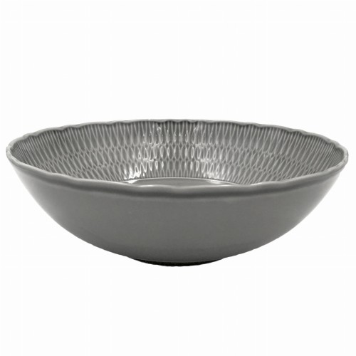 Salaterka Sofia Ćmielów Szara 26 cm 5902767055604