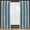 Zasłona gotowa Rosa 140x250 cm morski 5903571075413