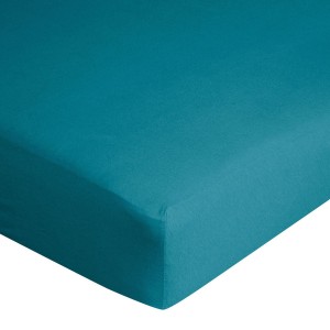 Prześcieradło Jersey z gumką 140x200 cm Turkusowe