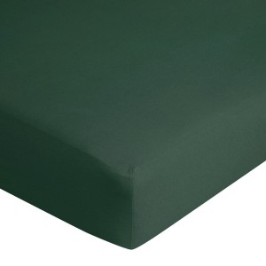 Prześcieradło Jersey z gumką 160x200 cm Ciemny Zielony